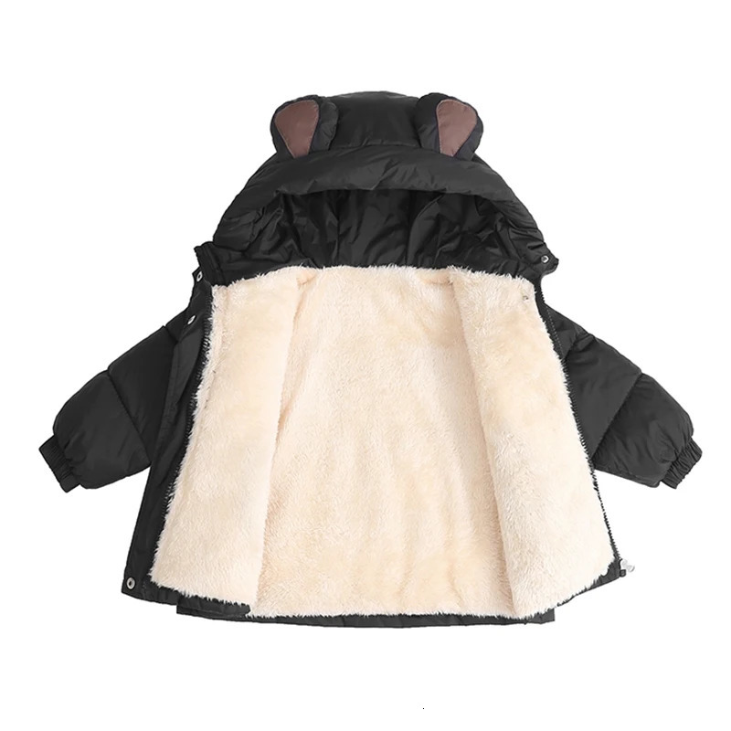 28 Years Kids Thicken Warm Jackets Children Down Cotton Outerwear Cold Winter Plush Thick Coat For Baby Boys Girls Coats 251018