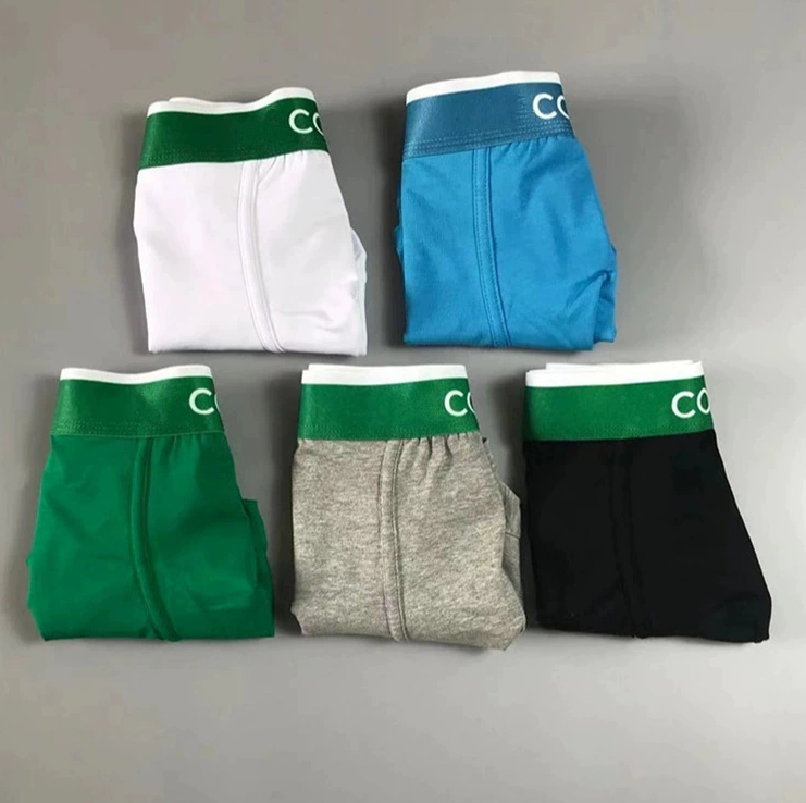 Luxury Designer Men's Underwear Boxers French Crocodile Cotton Breathable Male Boxers Shorts Size M-XXL