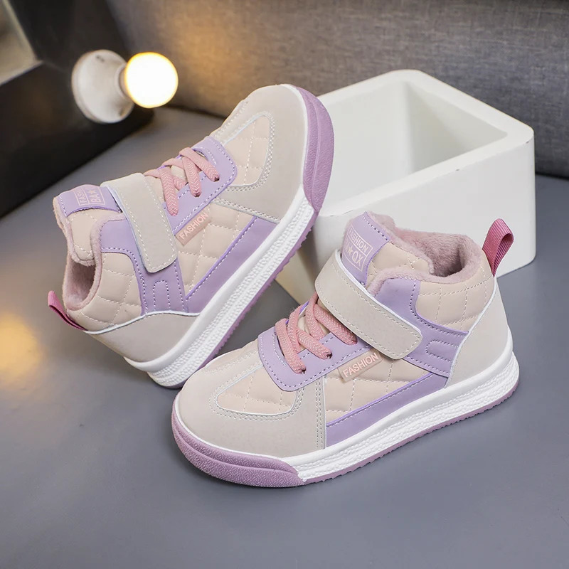 Children sports Fashion shoes winter warm walking Casual sneakers for kids 251014