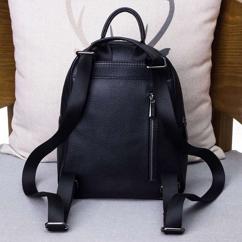 For Women New Trendy Large Capacity Practical Genuine Soft Leather Casual Women S Backpack Travel Bag High Quality