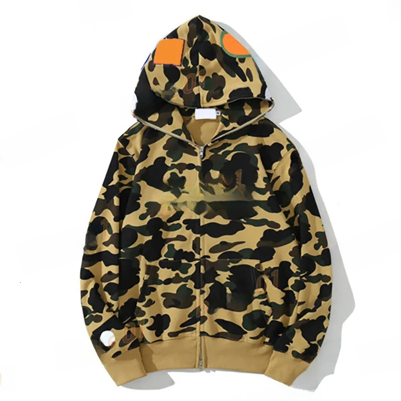 Mens Designer Hoodies Designer Hoodie Jacket Tracksuit Men Polo Veste Coat Jacket Full Zip Up Jackets Men Women Sweetwear Camouflage Pattern Hoodie Sw