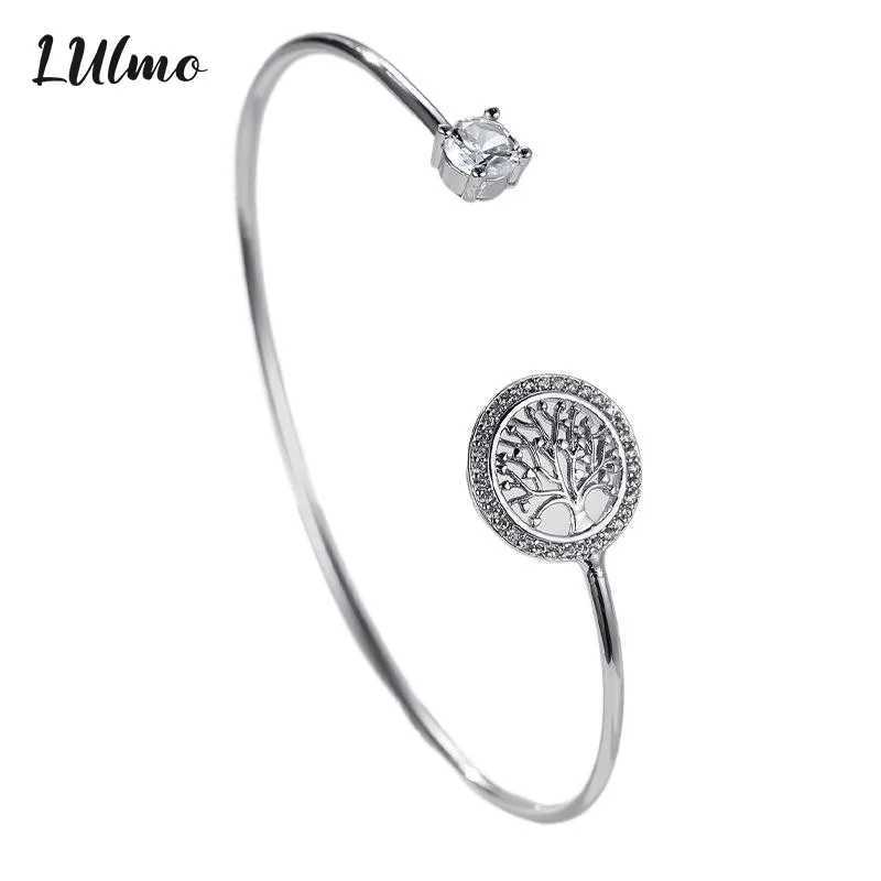 Zircon Stone Bracelet Tree Of Life Adjustable Bracelets For Women Cute Rose Gold Wedding Bracelet Custom Jewelry J251021
