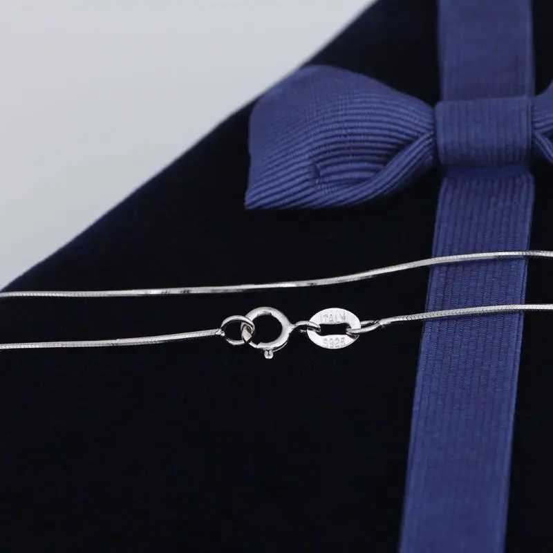 High Quality Fashion Hot Sell Snake Chain Platinum Plated Ladies 1MM Thick Necklaces Jewelry Gift Wholesale No FadeXJ251018