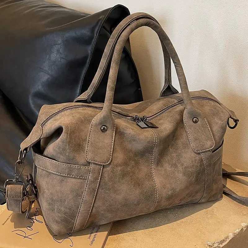 Vintage Working Shopping Bag Heavy Industry Retro Bag Bags 2026 NEW Trendy Tote Womens Handbags Shoulder Bag Large Capacity Z251018