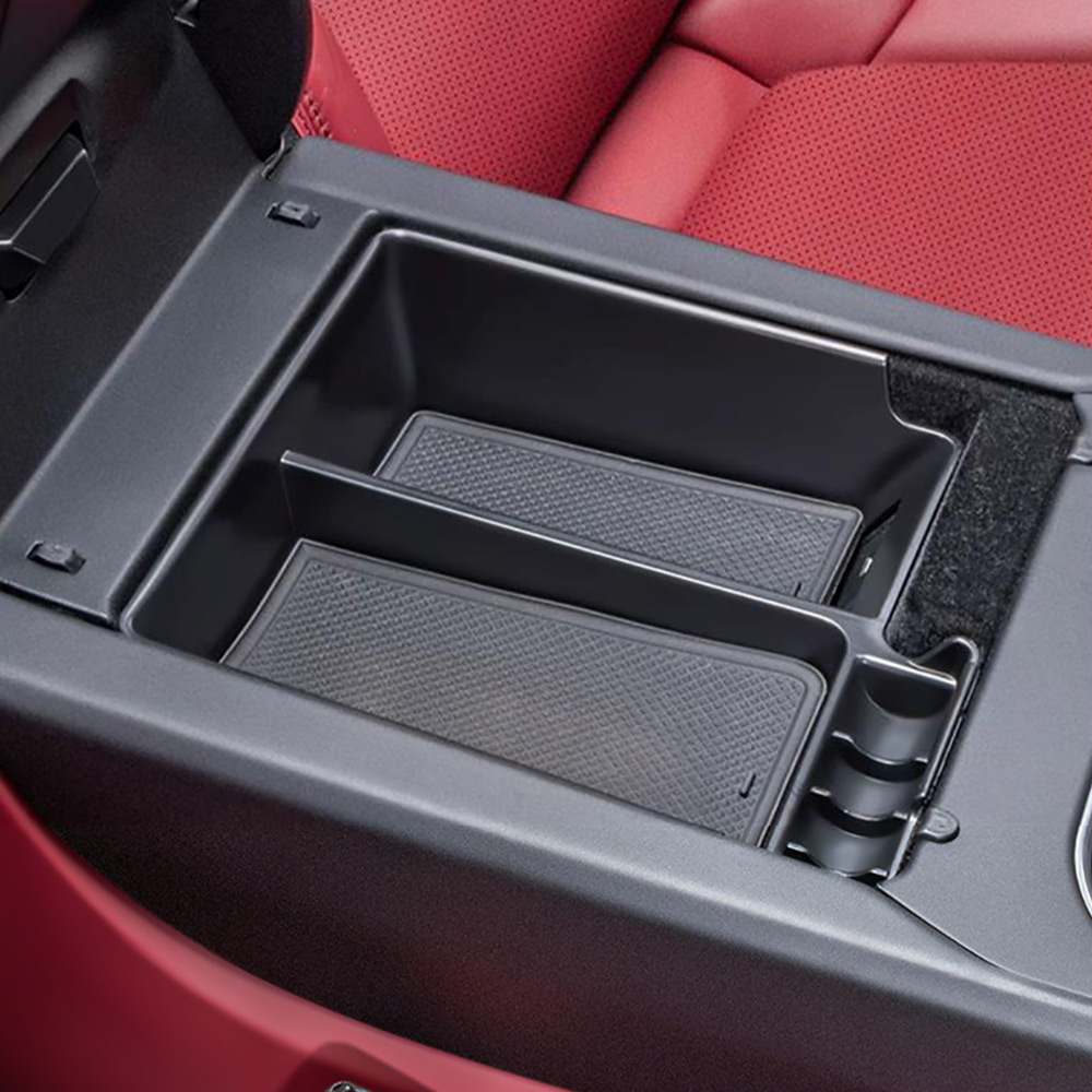 Car Central Center Console Organizer Tray Armrest Storage Box for Porsche Cayenne 2018-2023 Interior Accessories Gear Shift Panel Insert Box