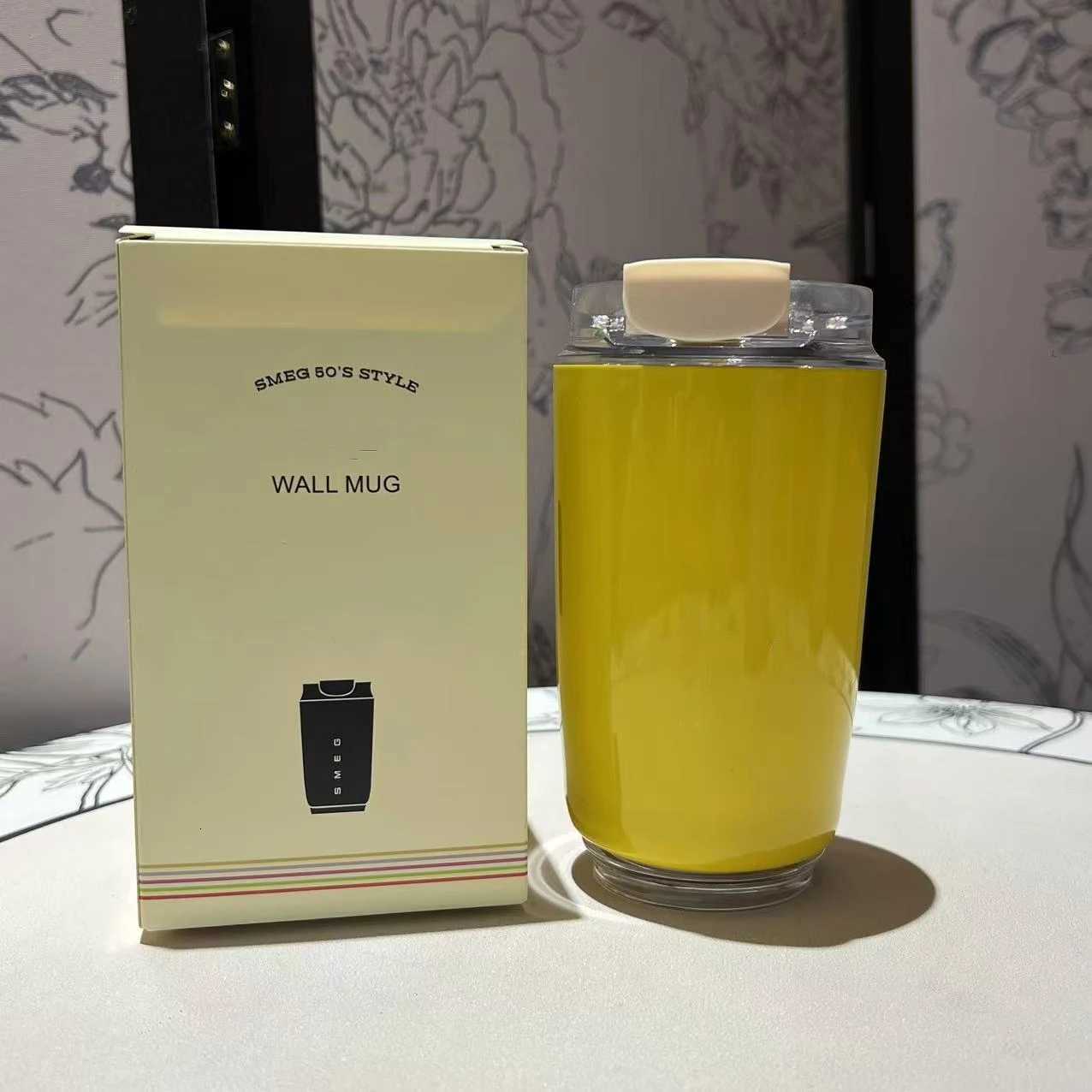 With 240ML Brage Cup Travel Portable Drinking Cup Stainless Steel Vacuum Leak proof Handle Coffee Vacuum Cup Y251021