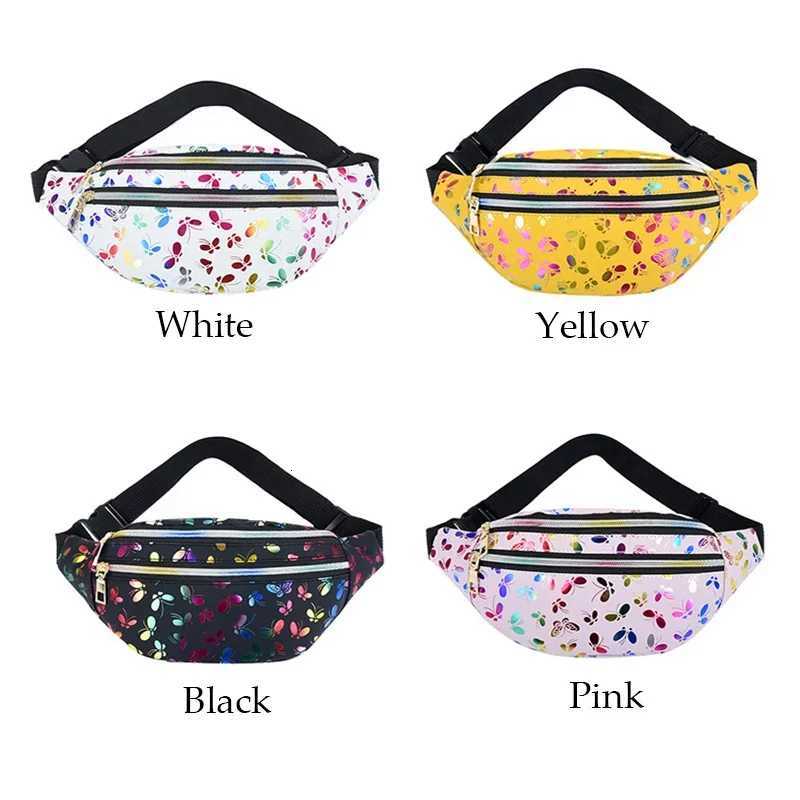 New Colorful Waist Bag for Women Style Belt Bag Laser Print Crossbody Female Bag Waist Pack Travelling Mobile Phone Bags Case Z251021