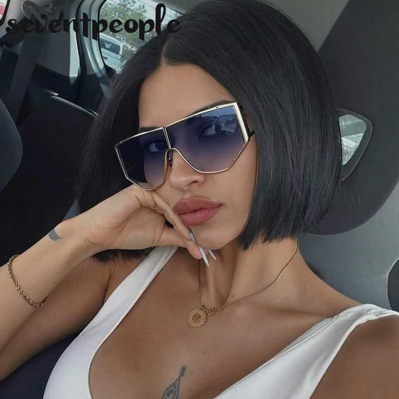 Steampunk Shield Vision Sunglasses Women 2025 Luxury Brand Vintage Y2K Punk Windproof Sun Glasses Fashion Polygon Shades UV400 J251114