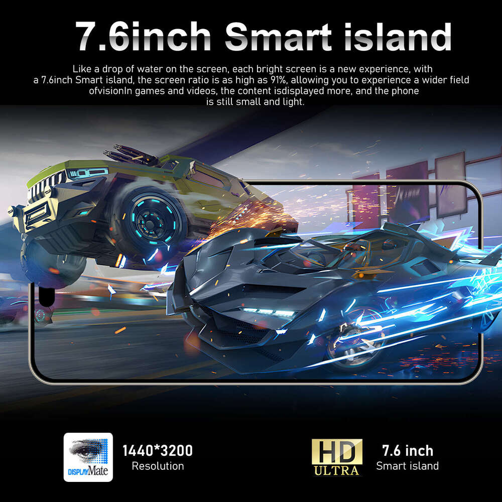 Famous Brand Cross border exclusive smartphone i15 ProMax high-definition large screen 16+1T Android phone in stock CKS