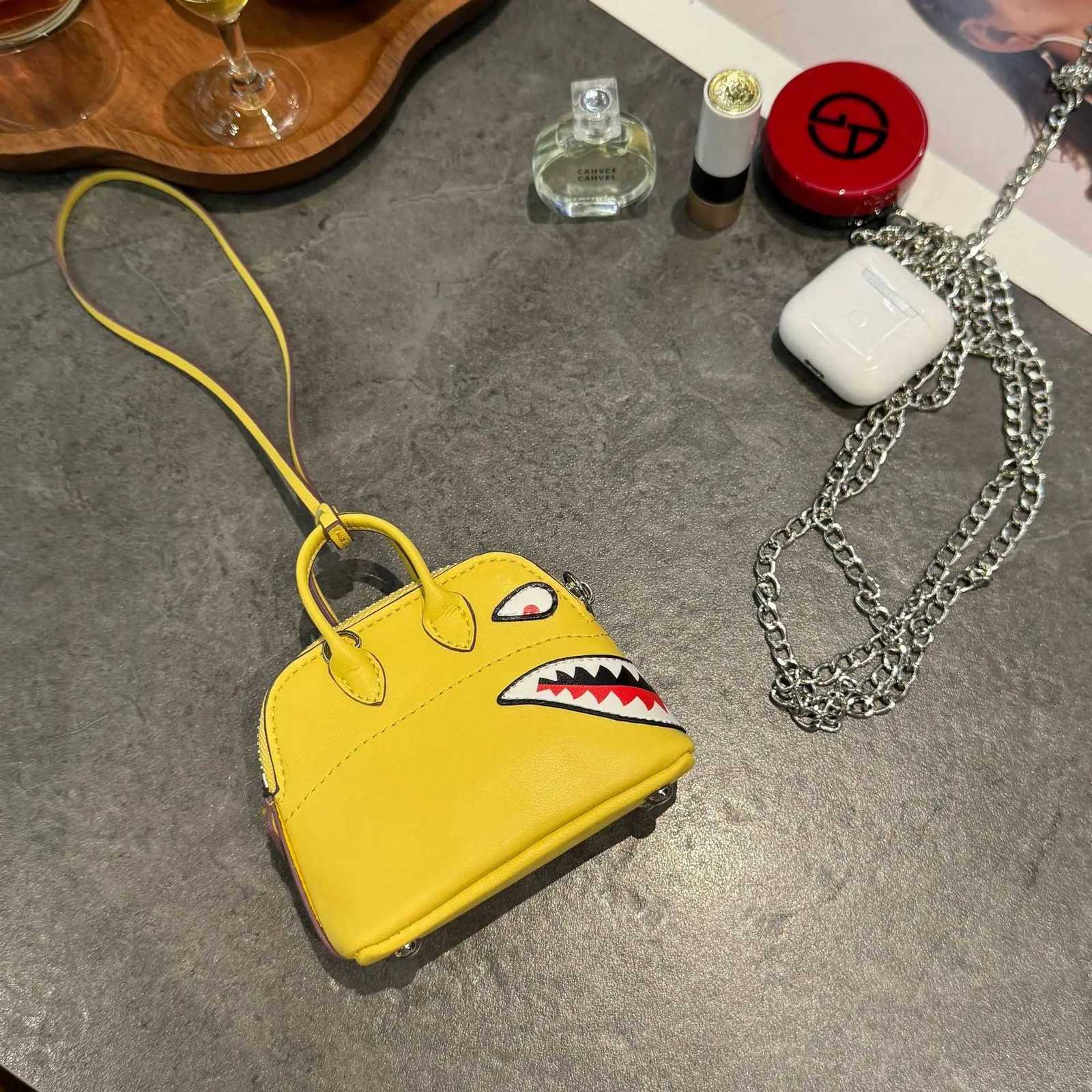 New Leather Mini Bag Pendant HighEnd Decoration Earphone Lipstick Bag Key Chain Accessories W251021