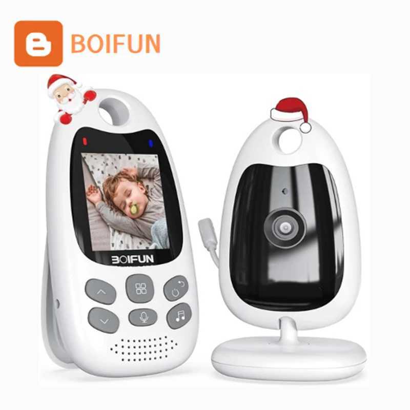 BOIFUN Baby Monitor with Camera Portable Vox Function Temperature Sensor Video 24 GHz Smart Standby 720p Bidirectional Voice J251121