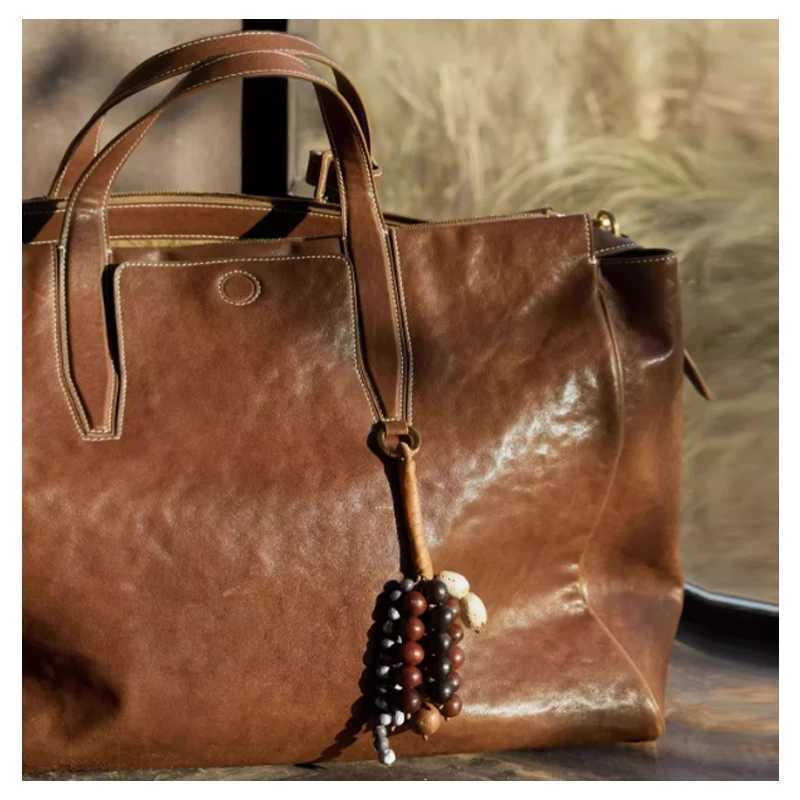 2025 Womens Popular Knitted Rope Keychain Leather Rope Bags Pendant Wallet Key Backpack Keyring Gift Bag Accessories J251121