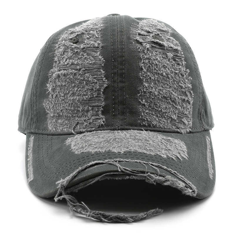 Baseball Cap for Women Spring and Autumn Personalized Distressed Soft Top Hat Outdoor Men Travel Sun Protection Visor Cap H251020