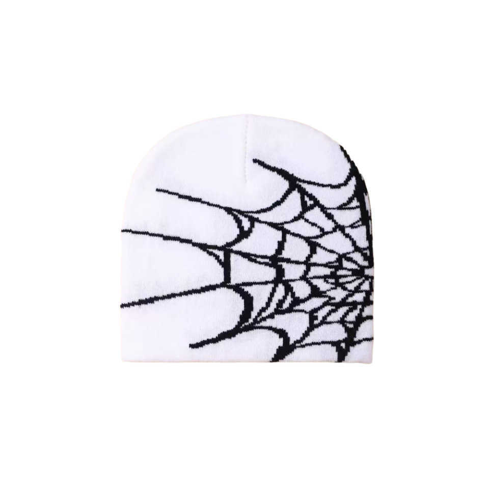 Autumn Winter Unisex Spider Web Knitted Hat Warm Beanie Trendy Hat Versatile Beanie H251020