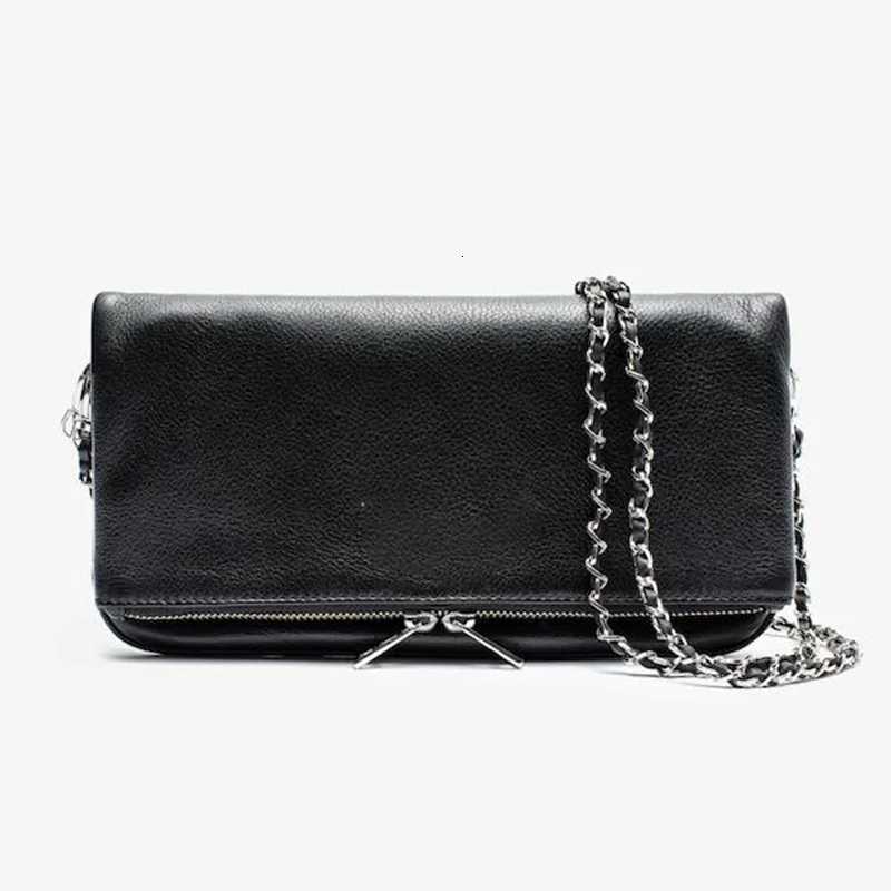 2025 New Fashionable Women Crossbody Bag Black Retro Zadigent Wing Bag Casual Outdoor Ladies Envelope Bag Z251018