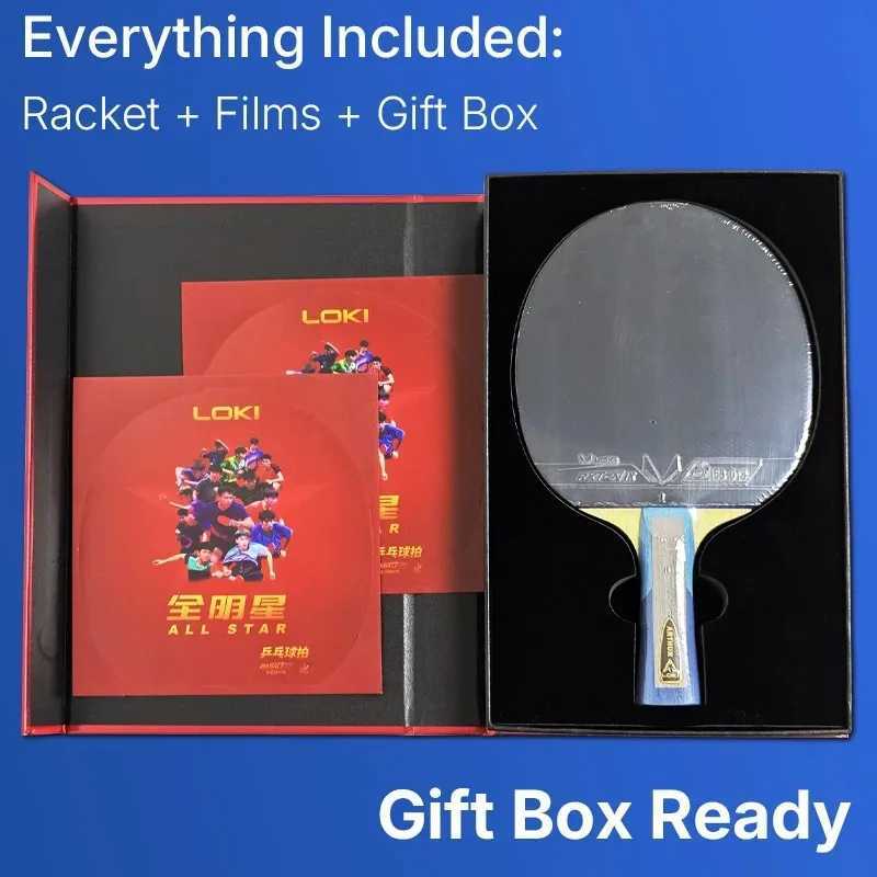 LOKI ALL STAR Table Tennis Racket Professional Carbon Basalt Ping Pong Blade Racket Inspired By The Chinese National Team W251021