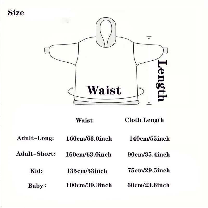 Family Matching Outfits Winter Women Flannel Warm Hoodies Adult Oversized Sweatshirts Child Hooded Pullover Mother kids Clothing L251021Q39O