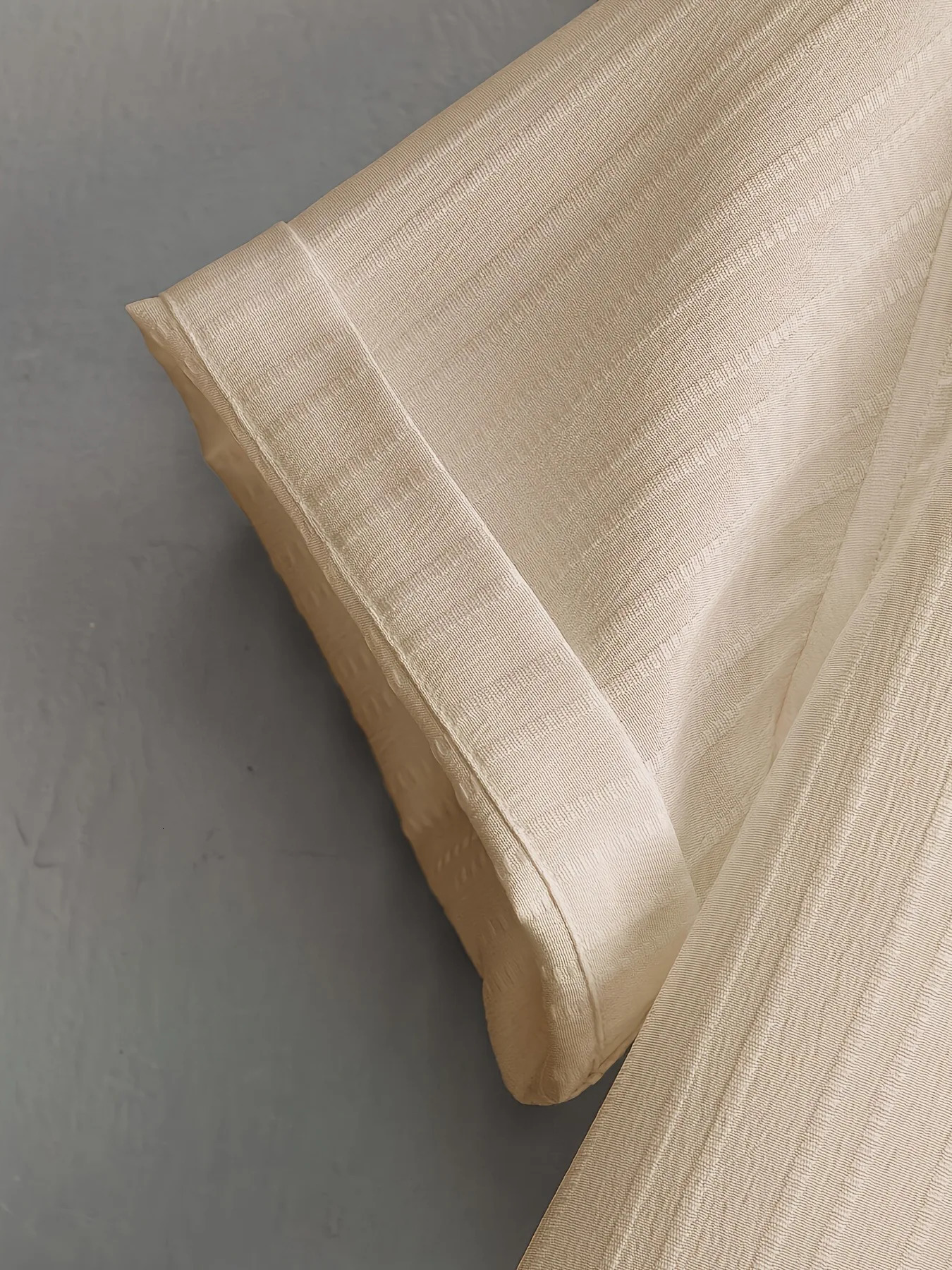 Mens Two Pieces Casual Outfit Loungewear Solid Color Textured Short Sleeve Button Down Shirt and Long Drawstring Pants 251021