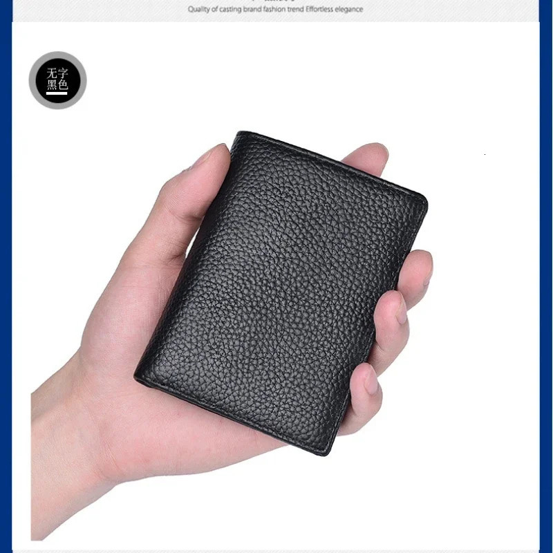 Mens Wallet Fashion High Quality Pu Male Card Bag Credit Card Drivers License Storage Bag 251013