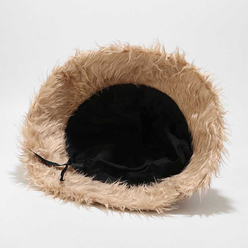 Fishermans Hat Autumn and Winter Thickened Warm Plush Sunscreen Hat Street Lovers Hat Fan Hat H251020