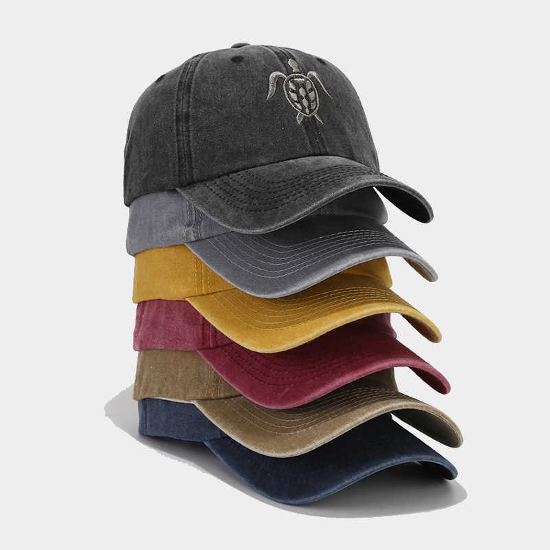 Mens Hat Personality Baseball Cap Outdoor Sports Leisure Travel Sun Protection Visor Cap Vintage Washed H251020