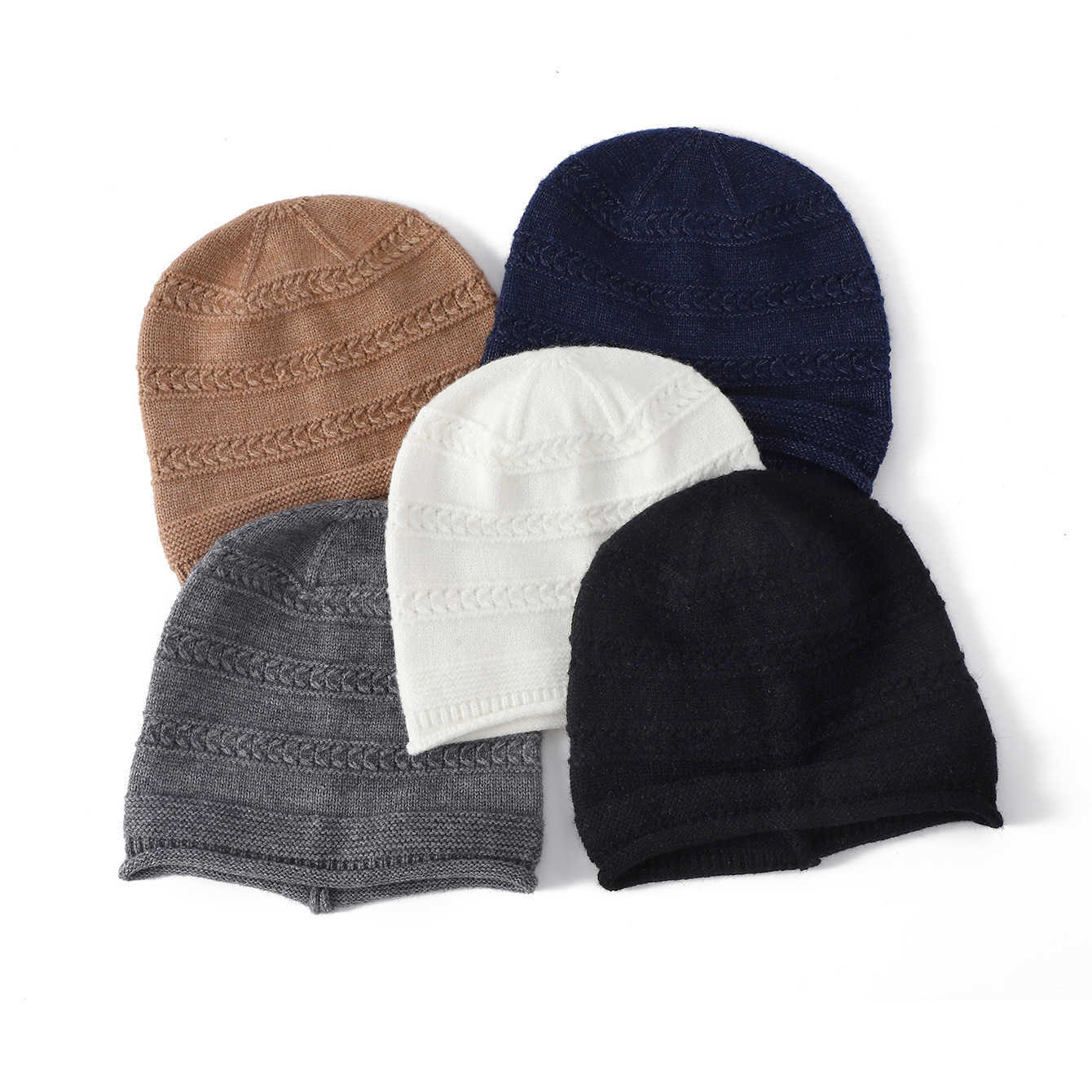 Autumn Winter New Knitted Hat Soft Warm Breathable Simple Stylish Woolen Hat Casual Fashion Versatile Hat H251020