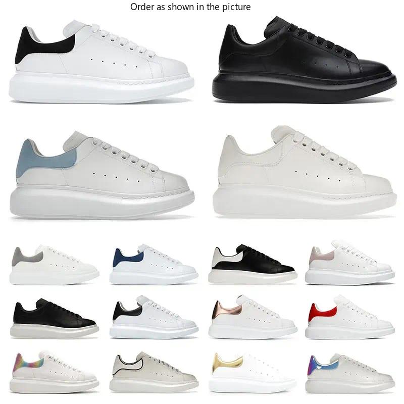 Free shipping Womens Mens Designers Shoes Sole White Black Leather Shoe Woman Veet Suede High Quality Flat Lace Up Trainers sneakers Dghate