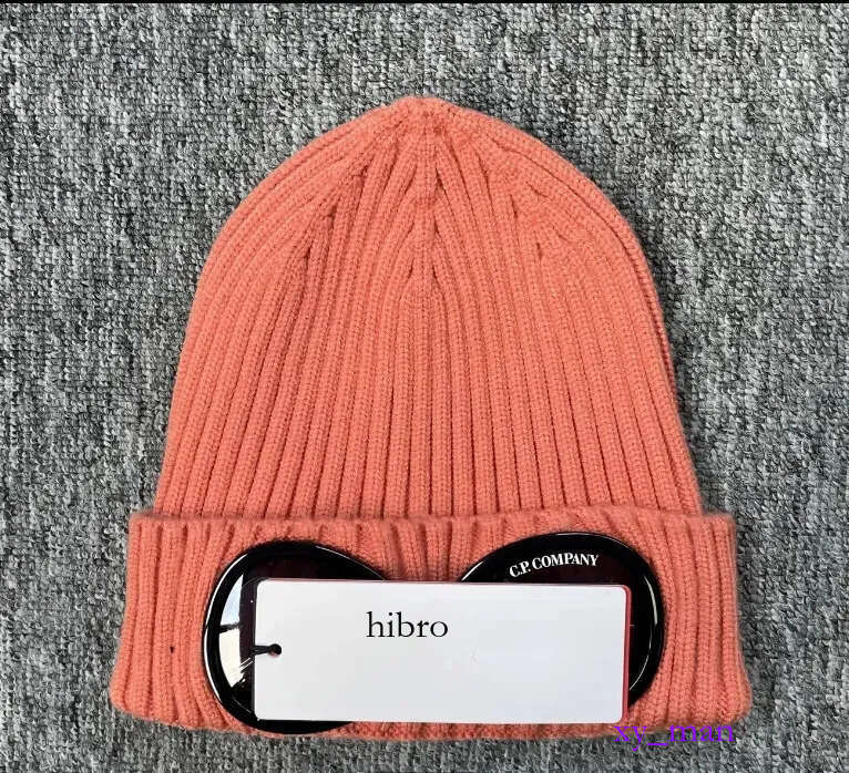 Company Men Lens Winter Two Beanie Caps Women Designer Wool Knitted Glasses Hat D01 950