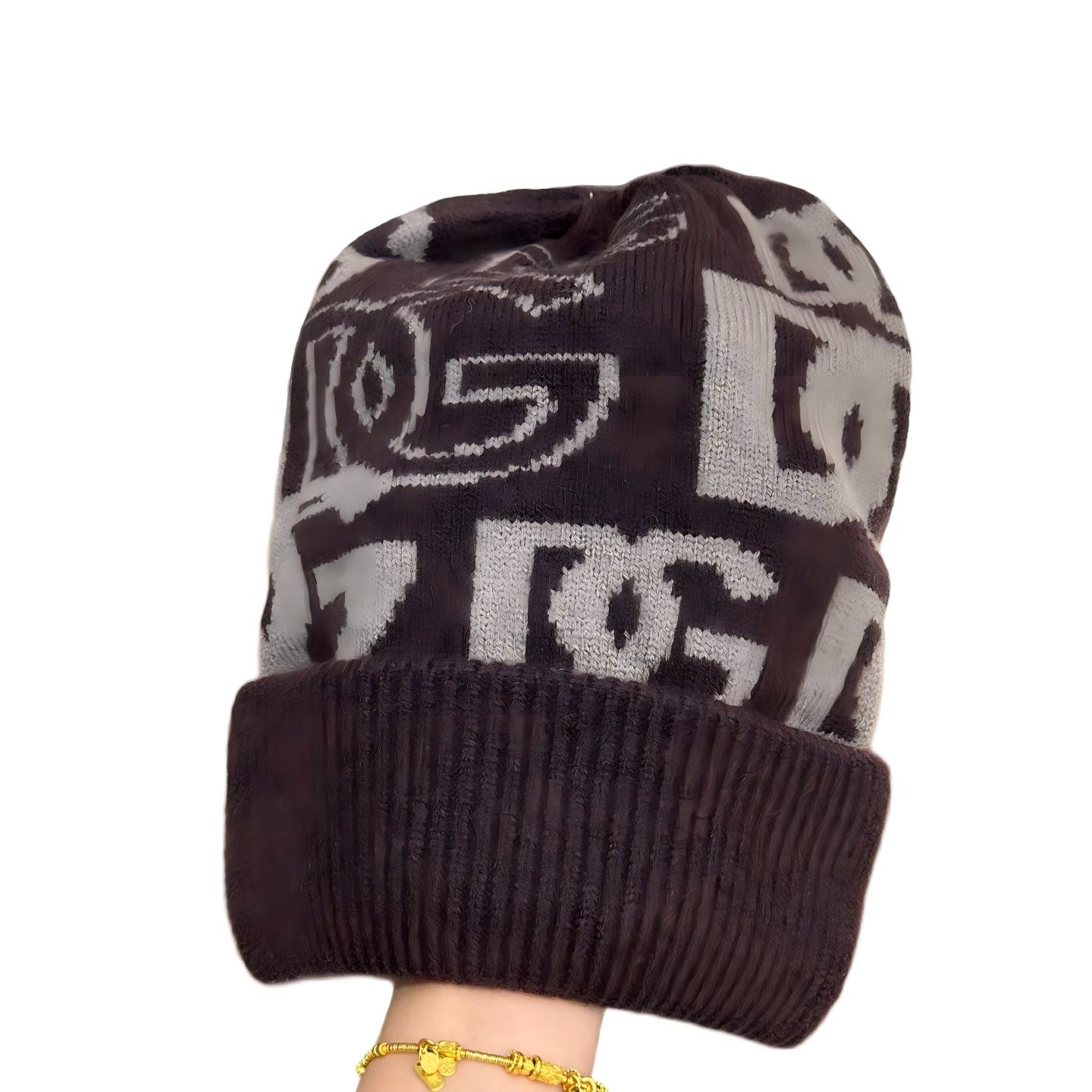 DG new woolen hat keeps warm and fashionable in winter