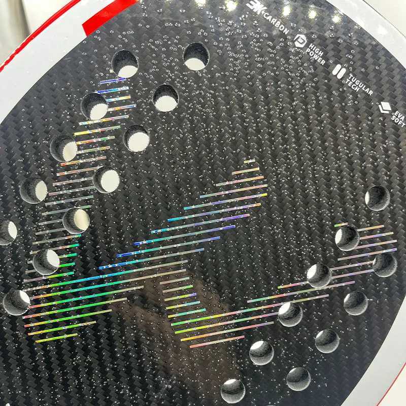 Cwin 2025 Beach Tennis 3K Full Carbon Fiber Rude Face Feminino Raquete Beach Tennis Carbon Frame Professional Masculina W251021