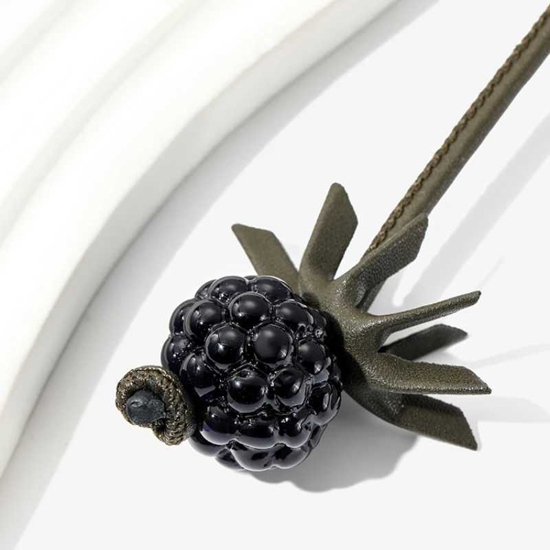 New Berry Raspberry Blackberry Tomato Cowhide Bag Charm For Womens Bag Fashion Decoration Pendant Hanging Bag Accessories J251121