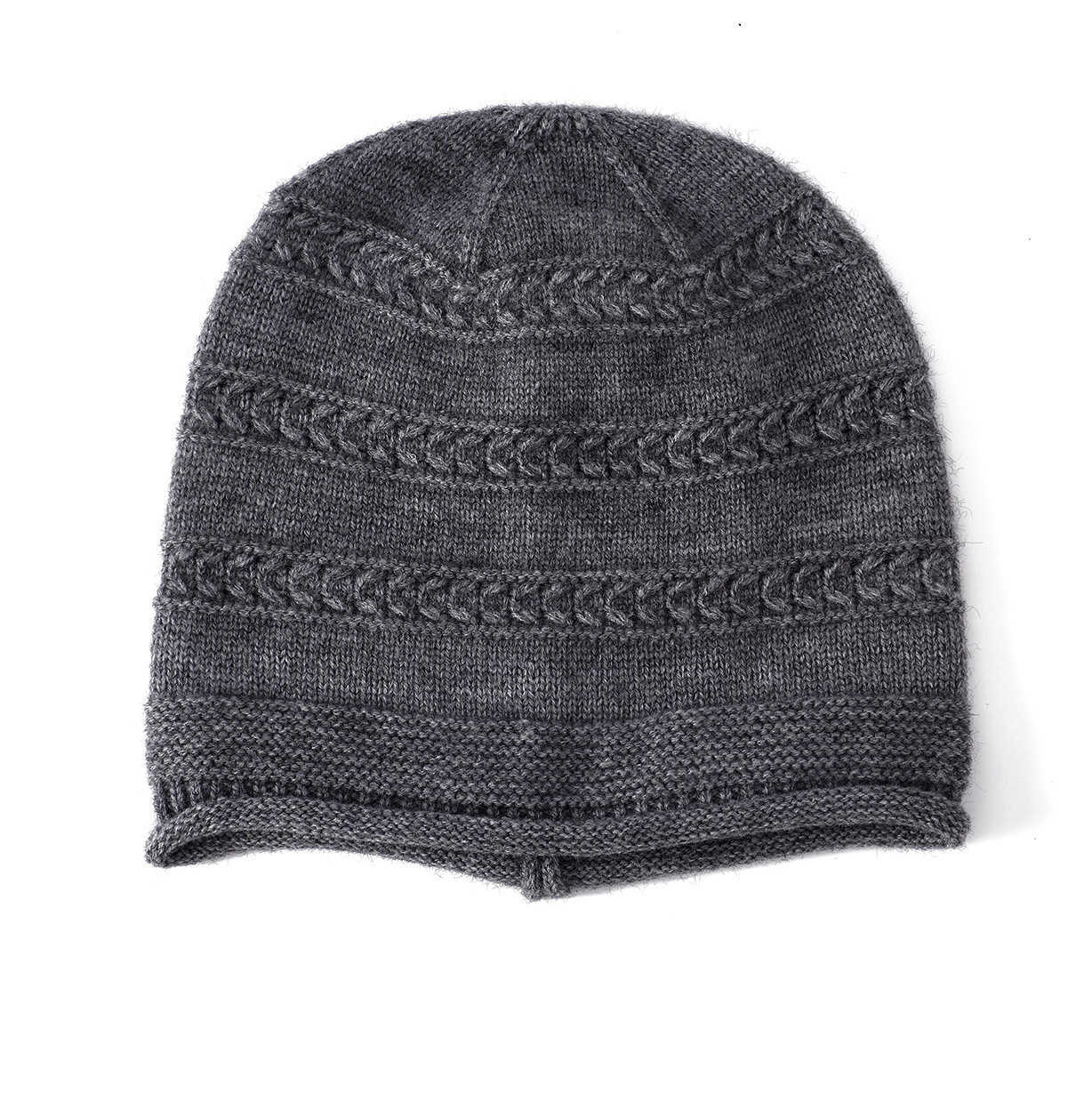 Autumn Winter New Knitted Hat Soft Warm Breathable Simple Stylish Woolen Hat Casual Fashion Versatile Hat H251020
