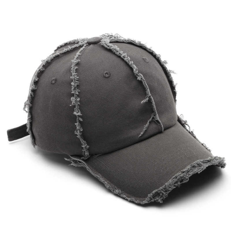 Personalized Mens Solid Color Washed Cotton Baseball Cap Outdoor Sports Womens Sun Protection Visor Cap H251020