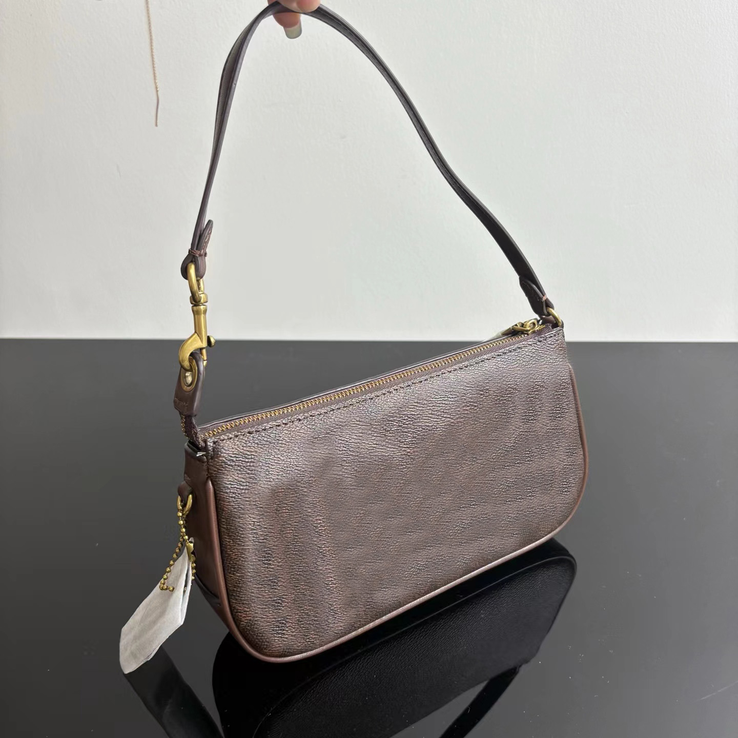 Designer bag Plaza Bag Black Classic Underarm Bag Luxury Handbag Wallet Fashion Leather Crossbody Clutch Half Moon Shoulder Bag