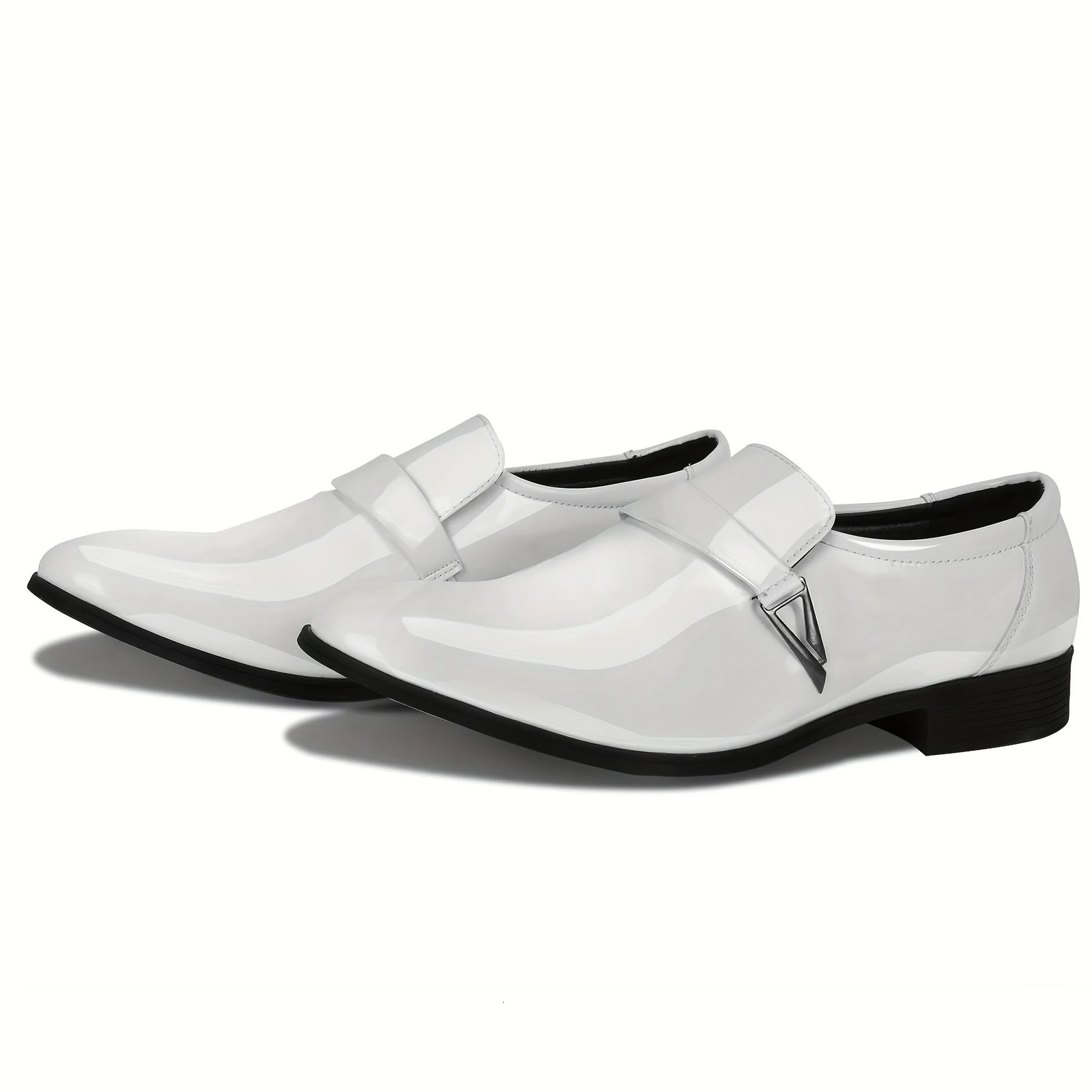 Mens Pointed Toe Tuxedo Casual Shoes Wedding Party Fashion Shoes 251021