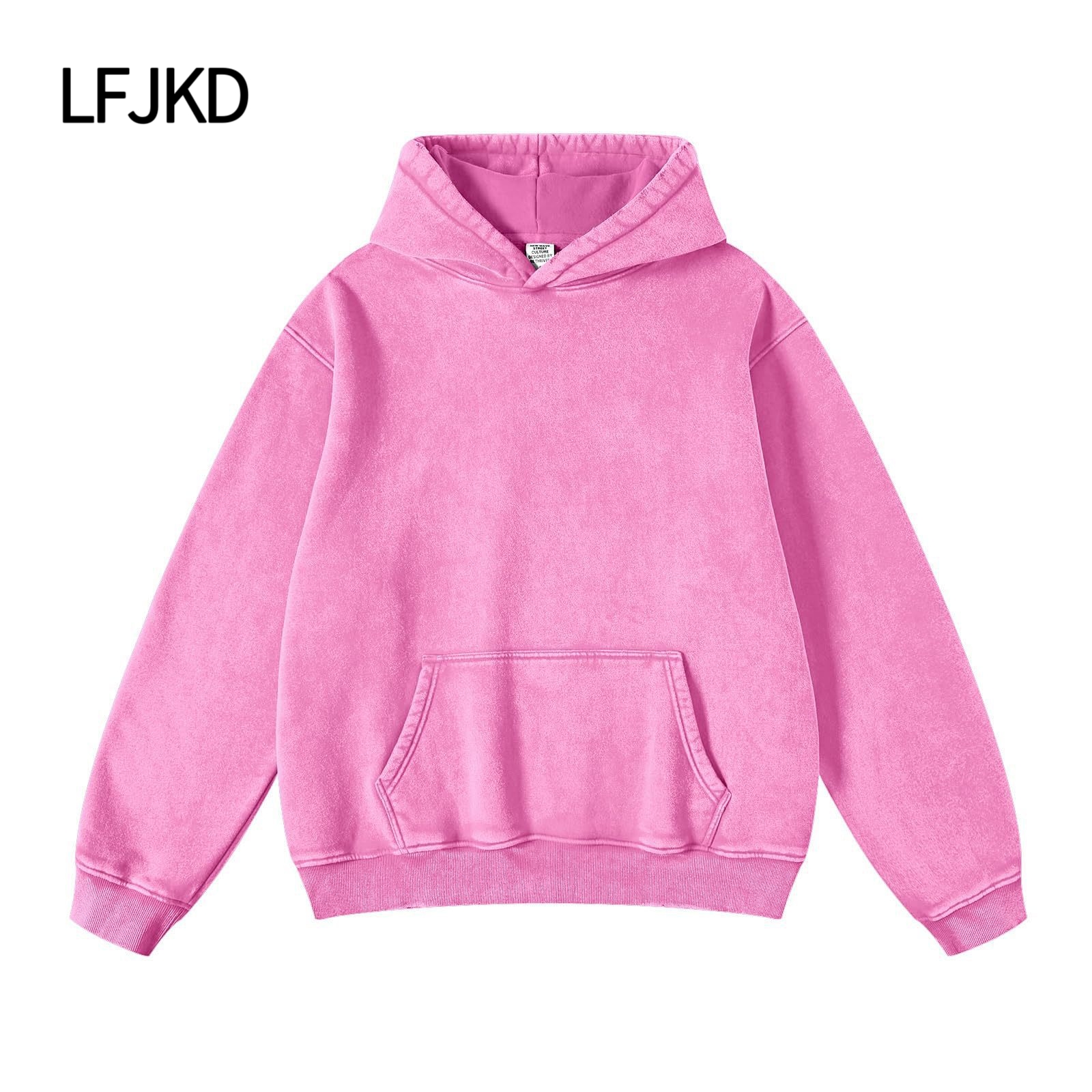 K2320 Matching Couple Set: Heavyweight Fleece T-Shirt, 300gsm Cozy Long Sleeve for Him and Her