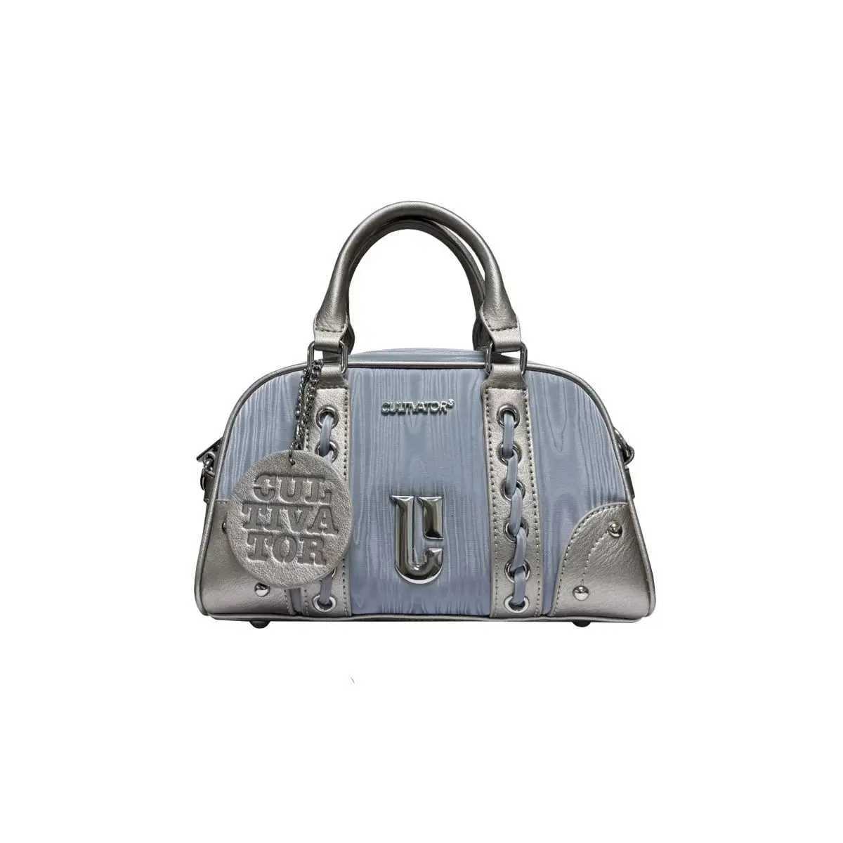 JIAERDI Vintage Blue Hand Bag For Women Retro Contrasting Color Handle Casual Bowling Bag Handbag Ladies 2025 Spring Y2k Bags Z251018