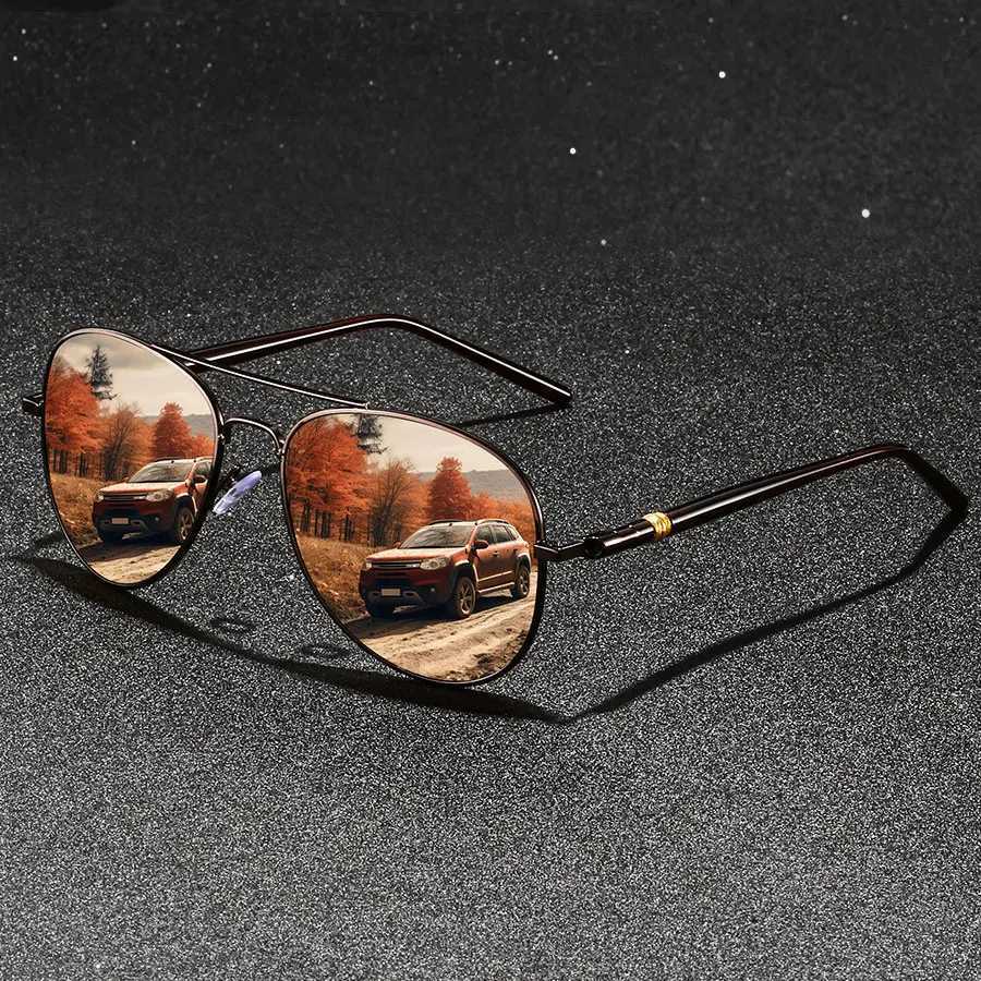 Fashion Vintage Metal Frame Sunglasses Men Women Fishing Driving Man Luxury Brand Designer Sun Glasses AntiGlare Eyewear UV400 J251114