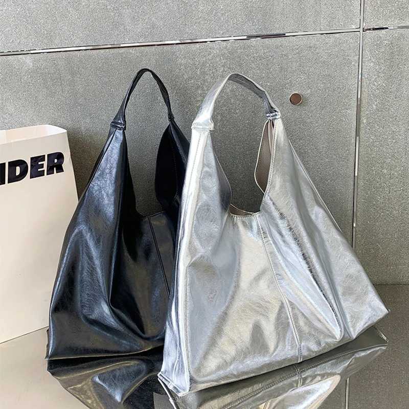 New Women Soft PU Leather Handbag Luxury Design Underarm Hobo Shoulder Bag Clutch Casual Large Capacity Dumpling PouchXJ251021