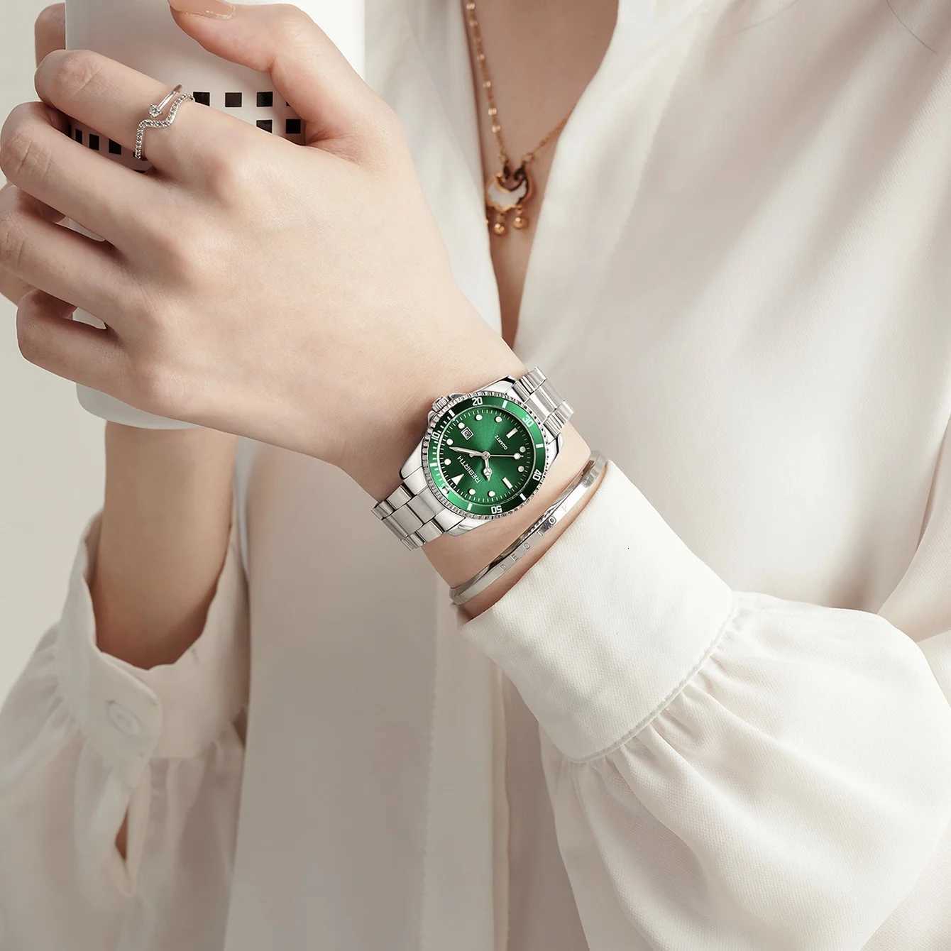 Ladies Stainl Steel Str Elegant Busin Classic Date QuartzXJ251021