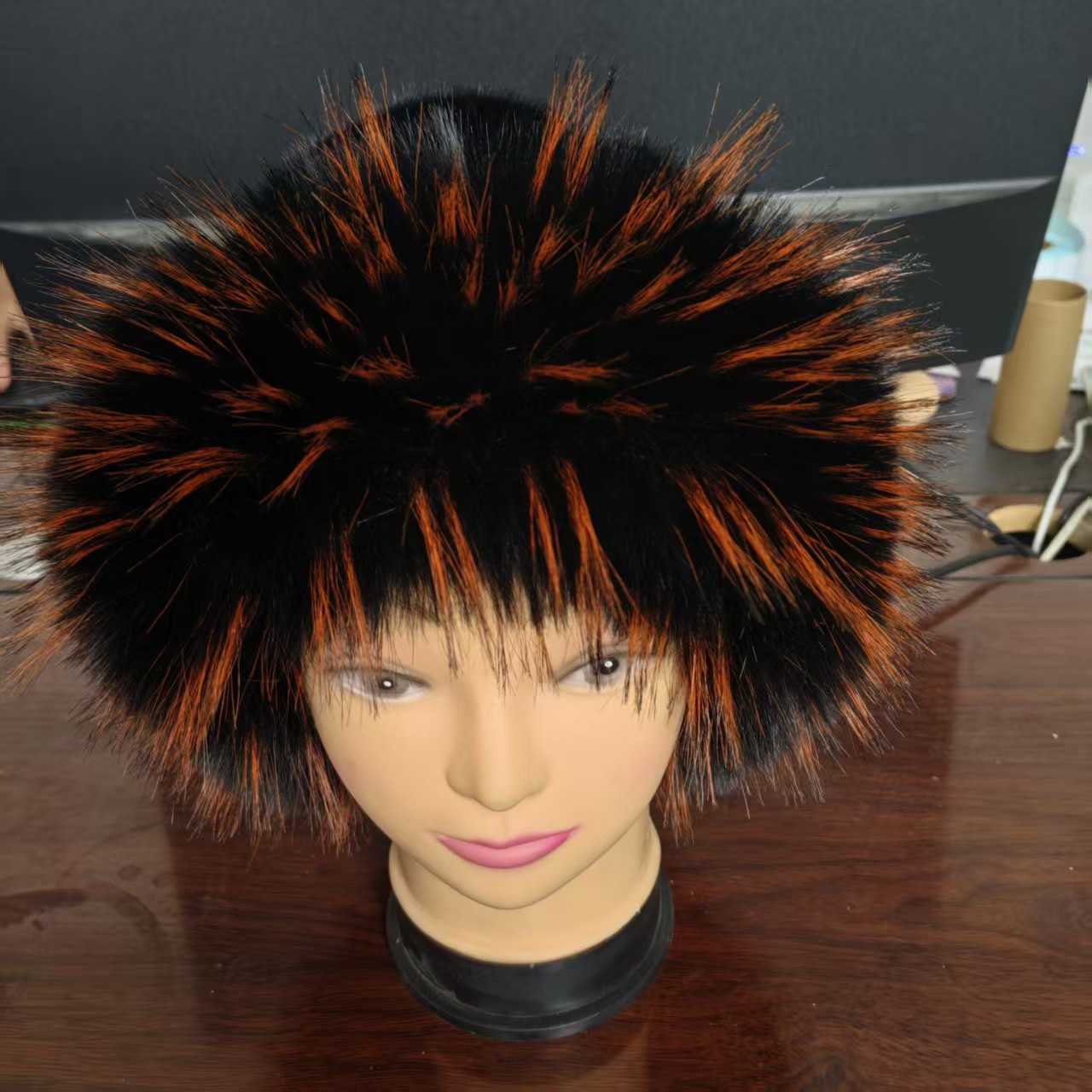 2025 New Faux Fox Fur Warm Fashion Fisherman Hat Slimming Fluffy Hat Fur H251020