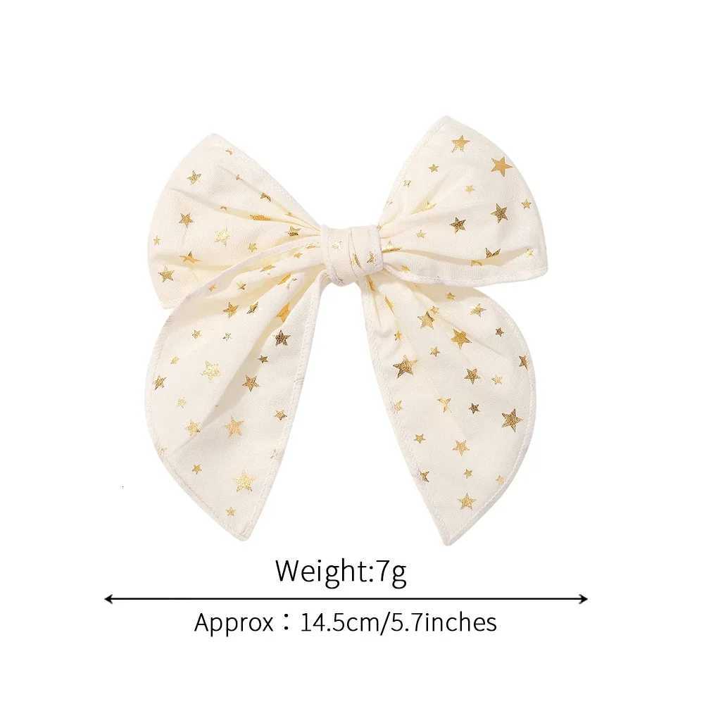 1Pc 57 Inch Cheer Bowknot Hairpin Classic Plaid Christmas color Fabric Hair Clips Handmade for Kids Baby Girls Hair AccessoriesW254021