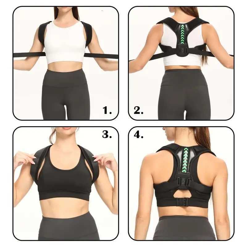Posture Corrector Unisex Adjustable Back Clavicle Support Back Brace for Neck Back Shoulder Reshape Body D251021