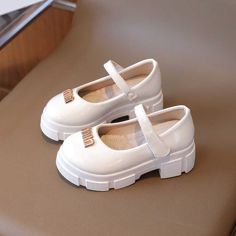 Children's leather shoes - Spring/Summer 2025 new style - Girls' medium-large size princess shoes with soft sole