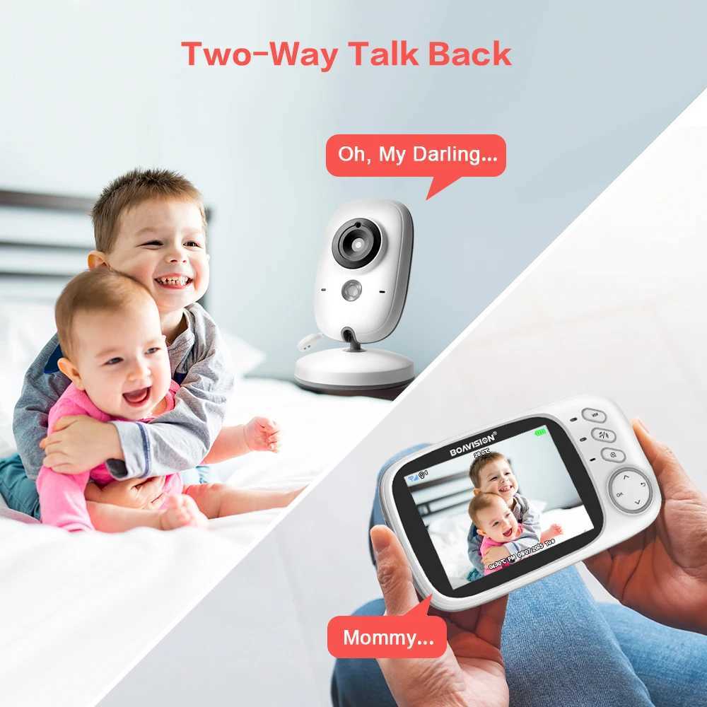 VB603 Video Baby Monitor 24G Wireless With 32 Inches LCD 2 Way Audio Talk Night Vision Surveillance Security Camera Babysitter J251121