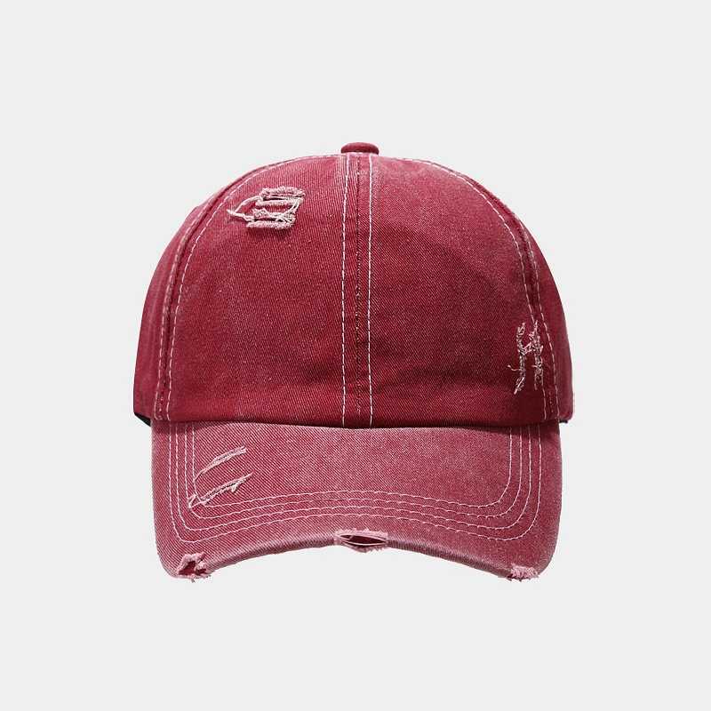 Baseball Cap Womens Large Head Circumference Adjustable Water Wash Duck Tongue Cap Outdoor Sports Cap H251020