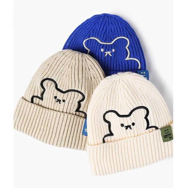 Childrens Pure Cotton Wool Knit Hat Unisex Warm Autumn Winter Comfortable Versatile Boys Girls Pullover Hat For Kids 212 Year J251021