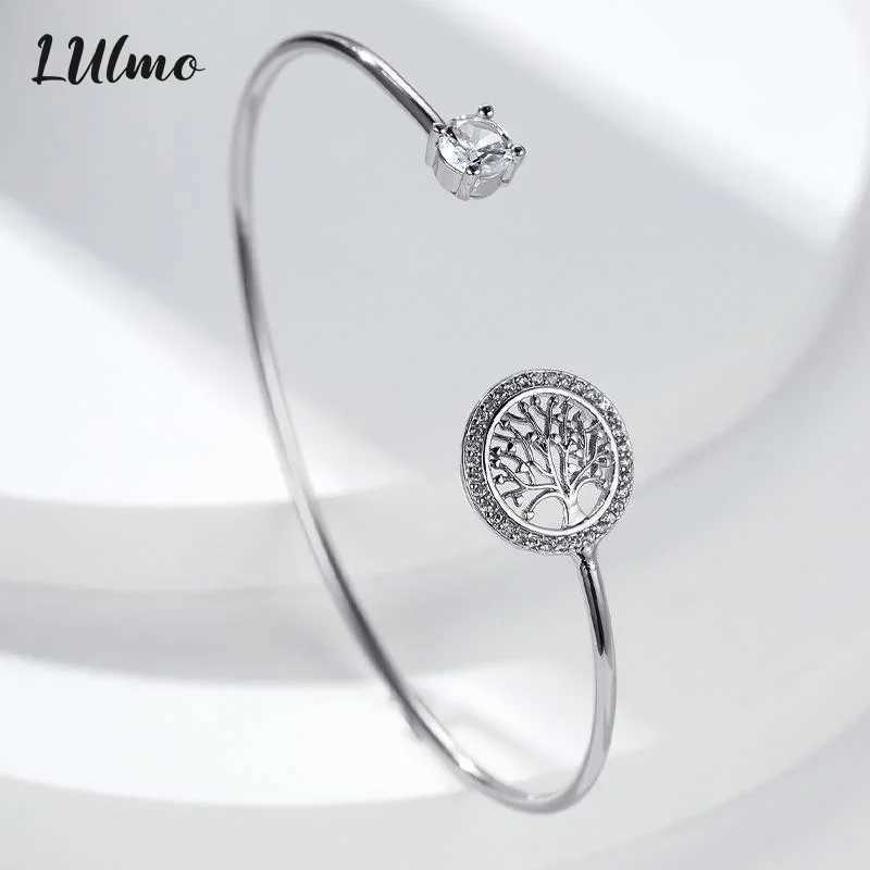 Zircon Stone Bracelet Tree Of Life Adjustable Bracelets For Women Cute Rose Gold Wedding Bracelet Custom Jewelry J251021
