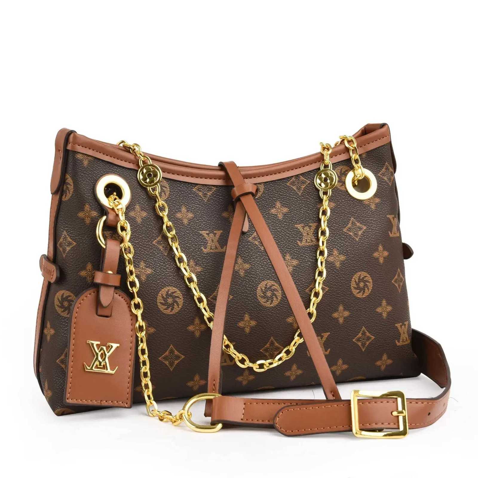 2025 Vintage Print Tote Bag Premium Underarm Purse for Women Versatile Shoulder Crossbody Bag for Commuter Casual Z251018