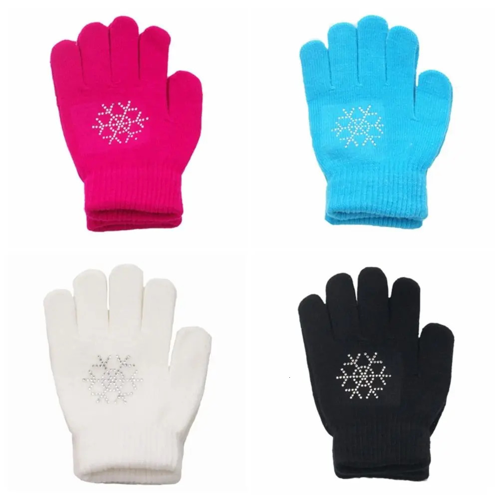 NonSlip Skating Gloves Palm Protection Winter Warm Figure Skating Gloves Cotton With Gel Kids Skating Mittens Coldproof 251021